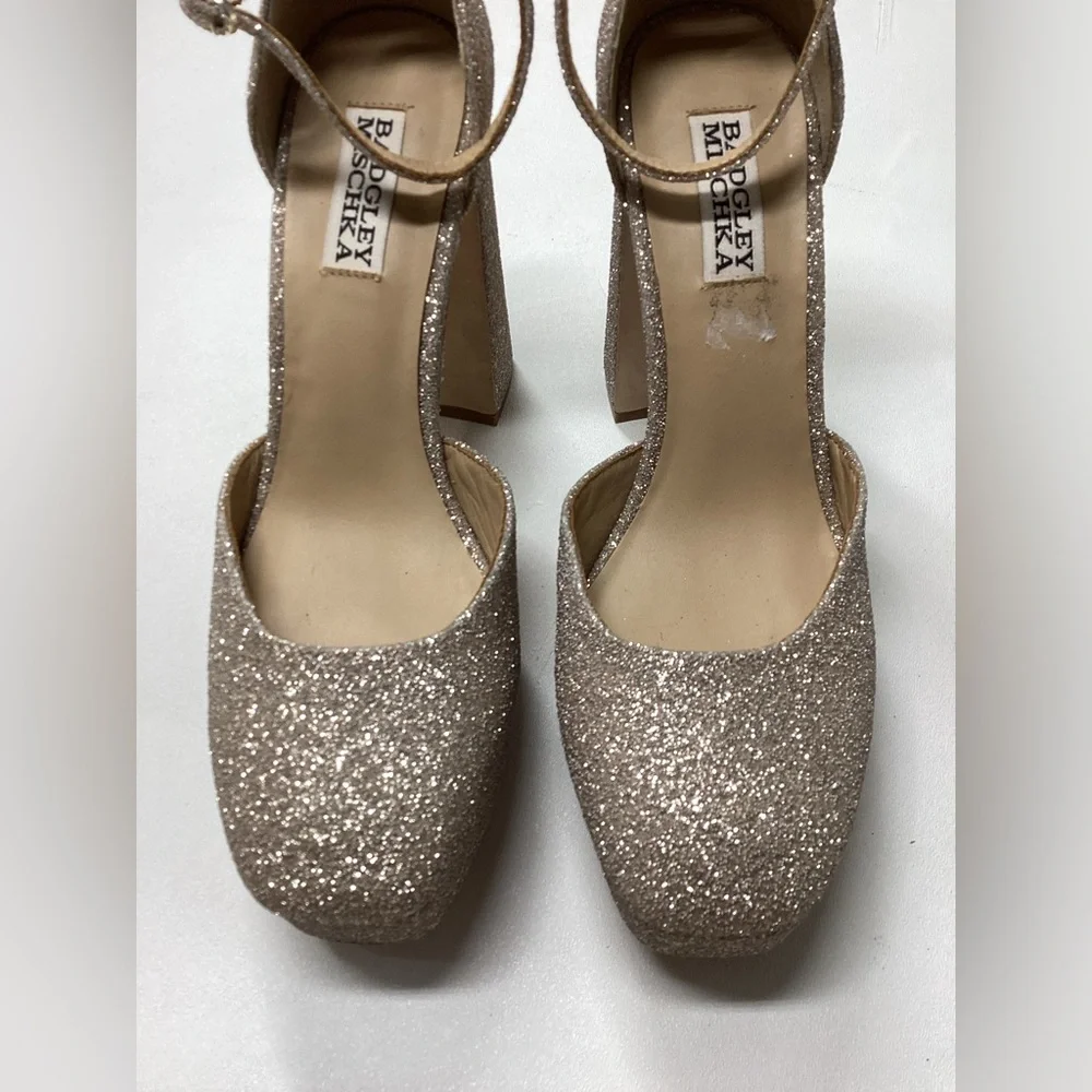 Badgley Mischka Jayda Ankle Strap Platform Pumps - Picture 3 of 15